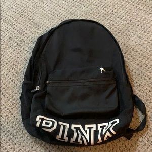 Black pink (vs) backpack